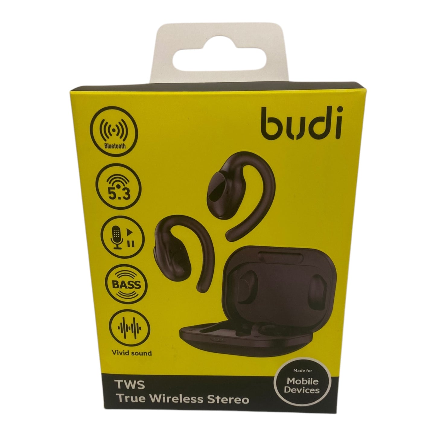 Budi open ear design earbuds