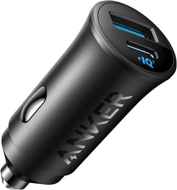 Anker Car Charger (30W, 2 Ports) Black