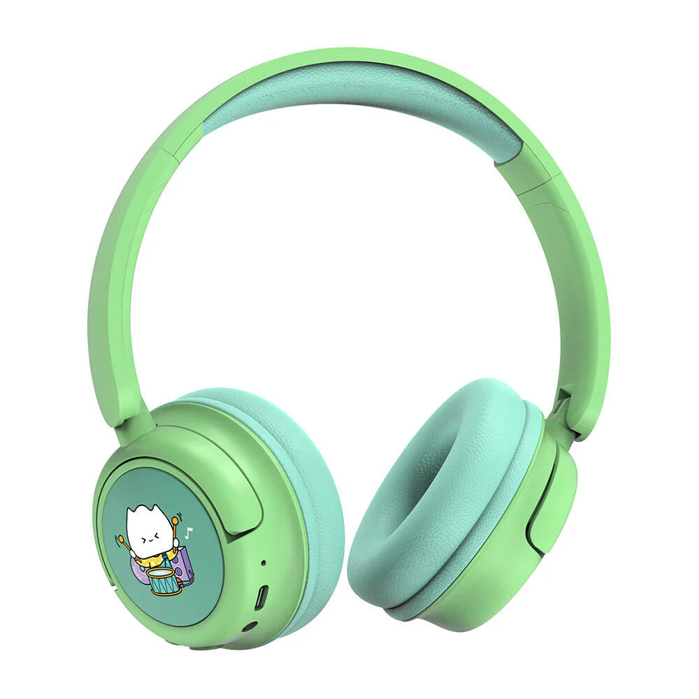 Wiwu Adjustable On-Ear Wired and Bluetooth 5.3 Kids Headphones