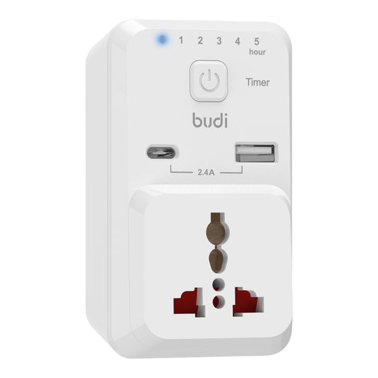 Budi timer home charger (313E) شاحن مع خاصية تحدد الوقت للشحن